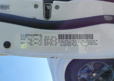 2014 Dodge Journey Crossroad z USA, uszkodzony, nr VIN 3C4PDCGG4ET311982